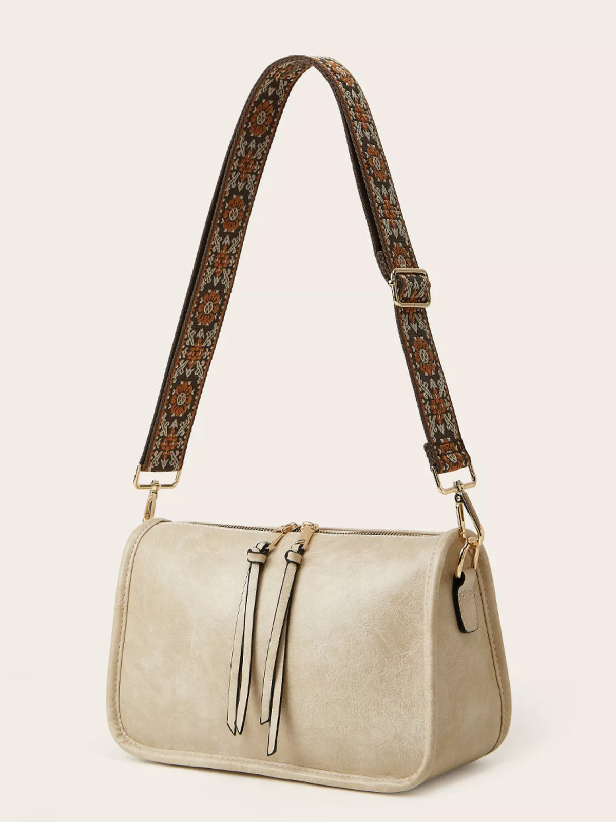 Patterned Strap Crossbody Bag - DAZLUNE product image 1
