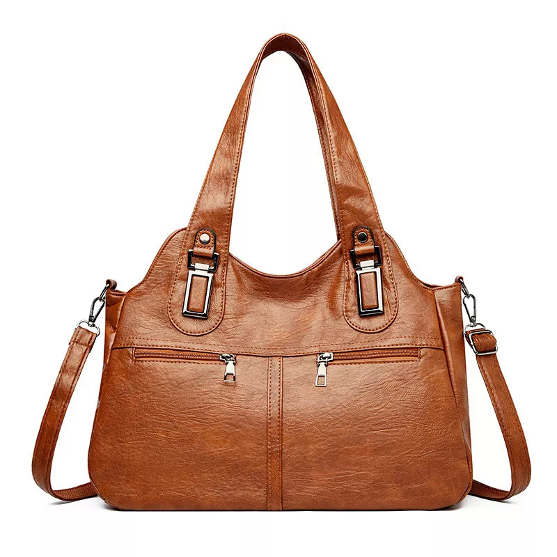 Large PU Leather Handbag - DAZLUNE product image 1